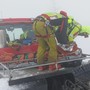 Scialpinista recupata dal Soccorso con il gatto delle nevi