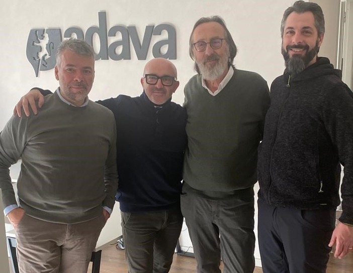Da sn Emilio Conte, Giovanni Valente, Luigi Fosson e Michele Ciarlariello Da sn Emilio Conte, Giovanni Valente, Luigi Fosson e Michele Ciarlariello