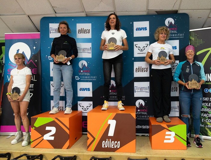 Il podio femminile (photo credit Federica Fornaro)