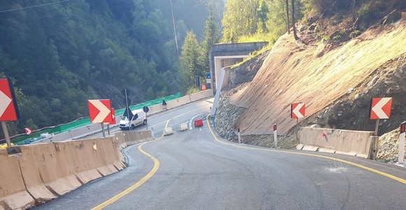 Cogne, riaperta la variante provvisoria di Grand-Bois sulla strada regionale 47