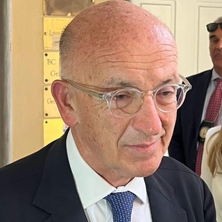 Il viceministro della Giustizia Francesco Paolo Sisto ad Aosta