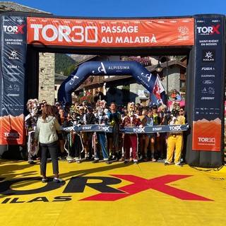 E' partito il TOR30: una giornata di emozioni tra le vette valdostane