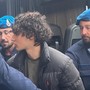 Teima Sohaib all'arrivo a Palazzo di Giustizia
