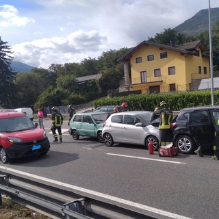 Quart; tamponamento tra quattro auto all'Amérique, due persone in ospedale