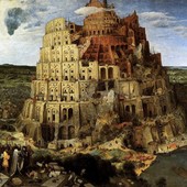 Pieter Brueghel il Vecchio ha immaginato così la Torre di Babele, simbolo biblico dell'incomprensione dialettica