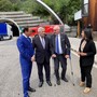 Da sn Alberto Cirio, Antonio Tajani, Renzo Testolin ed Emily Rini