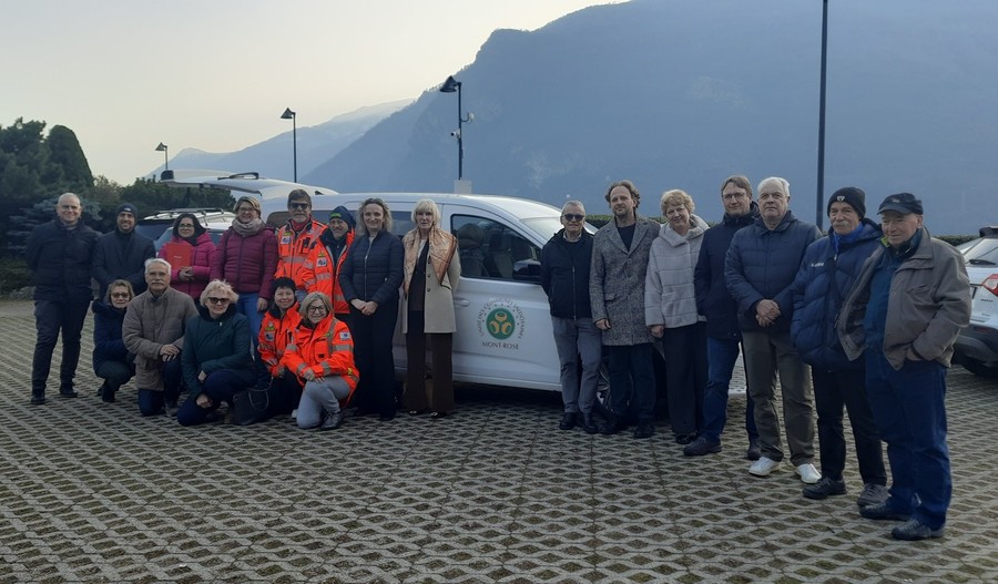 All'Unité Mont Rose nuovo autoveicolo per trasporto disabili
