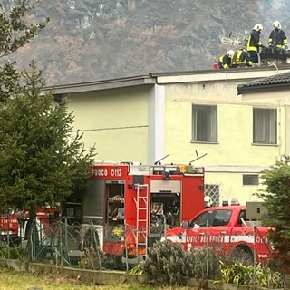 Montjovet, domato incendio nella canna fumaria di una palazzina