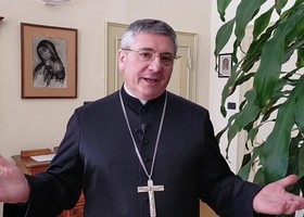 Il Vescovo della diocesi di Aosta, Franco Lovignana Il Vescovo della diocesi di Aosta, Franco Lovignana
