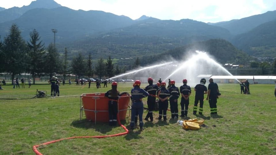 A Pollein il Campeggio regionale dei giovani Vigili del fuoco volontari A Pollein il Campeggio regionale dei giovani Vigili del fuoco volontari