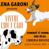 Elena Garoni presenta 'Vivere con i cani' alla libreria Briviodue di Aosta Elena Garoni presenta 'Vivere con i cani' alla libreria Briviodue di Aosta