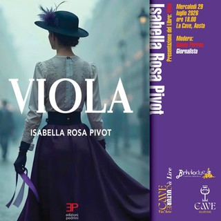 'Cave à Lire' torna con Isabella Rosa Pivot che a La Cave presenta 'Viola'