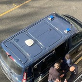 Zef Lleshaj lo scorso 19 dicembre, accompagnato dalla Penitenziaria in tribunale ad Aosta per la convalida del fermo dopo le dimissioni dall'ospedale